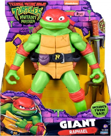 WOJOWNICZE ŻÓŁWIE NINJA zmutowany chaos Raphael, 30 cm [FIGURKA]