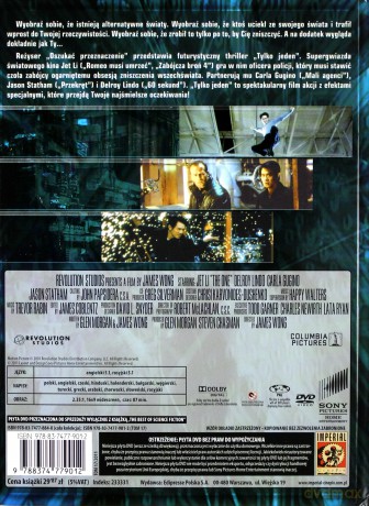 Tylko jeden (The Best Of Science Fiction Nieziemska Kolekcja Filmowa) (booklet) [DVD]
