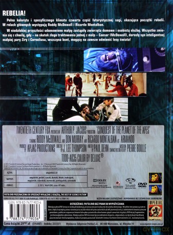 Podbój Planety Małp (The Best Of Science Fiction Nieziemska Kolekcja Filmowa) (booklet) [DVD]