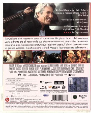 Runaway Bride (Uciekająca panna młoda) [Blu-Ray]
