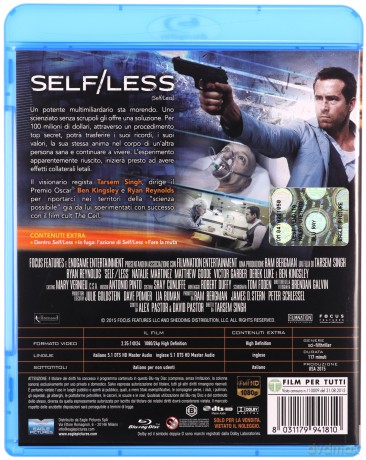 Self/Less (Klucz do wieczności) [Blu-Ray]
