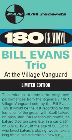 Bill Evans Trio: At The Village Vanguard (Limited) [Winyl]