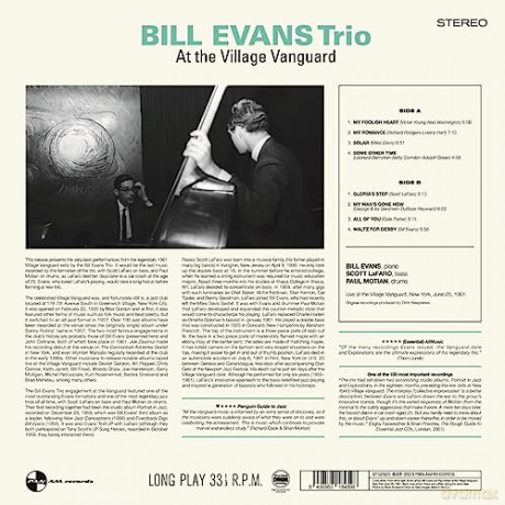 Bill Evans Trio: At The Village Vanguard (Limited) [Winyl]