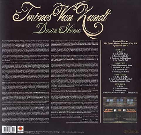 Townes Van Zandt: Down Home (Clear Green) [2xWinyl]