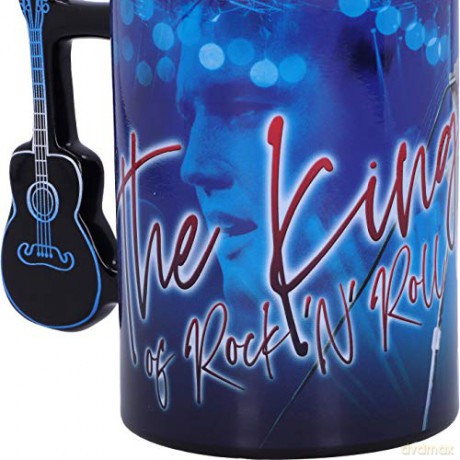 Elvis: Elvis The King Of Rock And Roll 16Oz Kubek