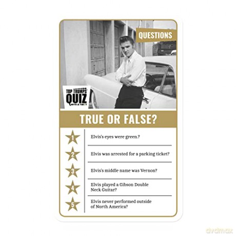 Elvis: Elvis Top Trumps Quiz