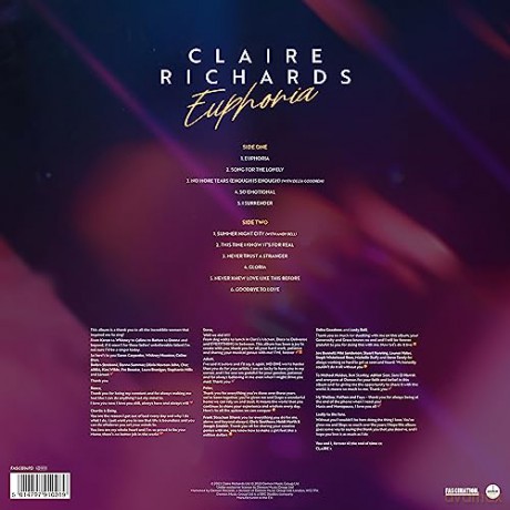 Claire Richards: Euphoria (Picture) [Winyl]
