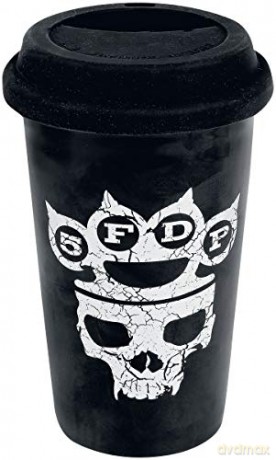 Five Finger Death Punch: Five Finger Death Punch Control With My Knuckles Travel Kubek Ceramic
