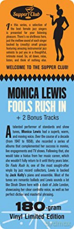 Monica Lewis: Fools Rush In (+2 Bonus Tracks) (Limited) [Winyl]