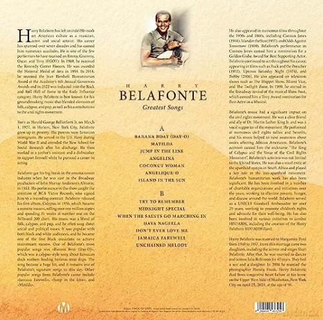 Harry Belafonte: Greatest Songs (Limited Marbled) [Winyl]