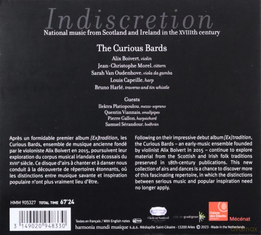 Curious Bards: Indiscretion [CD]