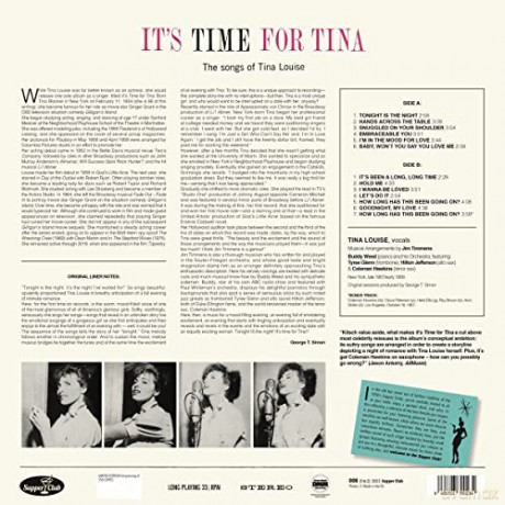 Tina Louise: Its Time For Tina - The Songs Of Tina Louise (+1 Bonus Track) (Limited) [Winyl]
