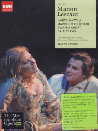 James Levine: Manon Lescaut (Ntsc Dvd) [DVD]