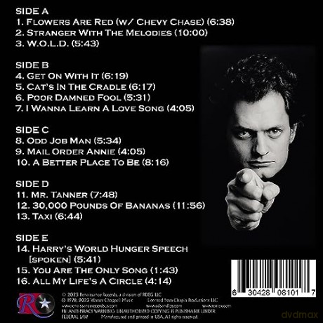 Harry Chapin: Live At The Capitol Theater October 21. 1978 (Natural Clear) [3xWinyl]