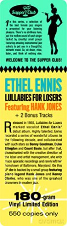 Ethel Ennis: Lullabies For Losers (+2 Bonus Tracks) (Limited) [Winyl]