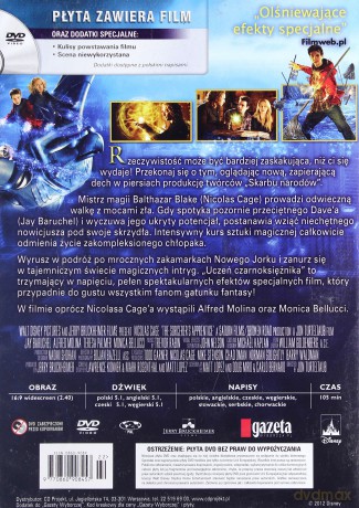Uczeń czarnoksiężnika [DVD] 