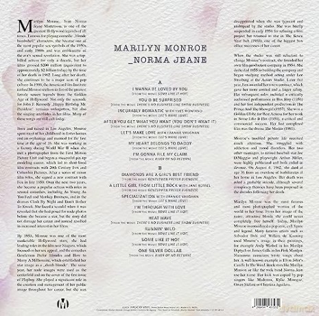 Marilyn Monroe: Norma Jean (Pink) [Winyl]
