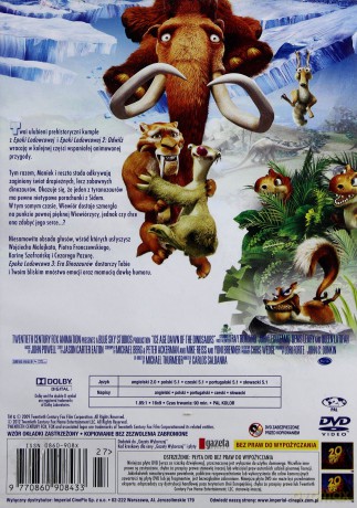 Epoka lodowcowa 3: Era dinozaurów (Slim) [DVD]