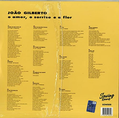 Joao Gilberto: O Amor. O Sorriso E A Flor (Clear) [Winyl]