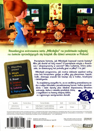 Mikołajek 1 - Wszyscy kumple Mikołajka (Slim) [DVD]