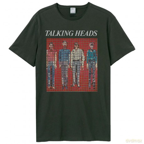 Talking Heads: Talking Heads Buildings And Food Amplified Vintage Charcoal Small T Shirt