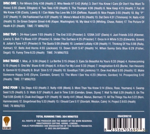 Jimmy Heath: The Classic Riverside Albums [4CD]