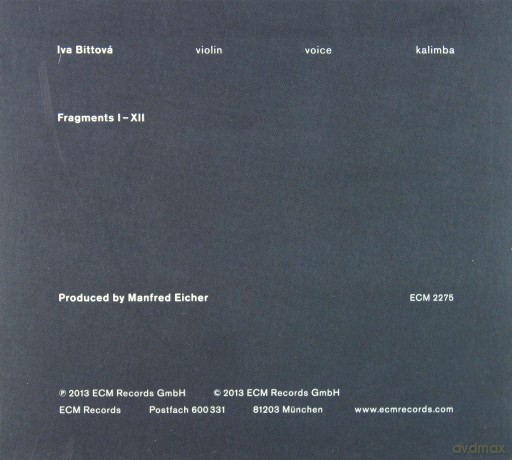 Iva Bittova: Fragments [CD]