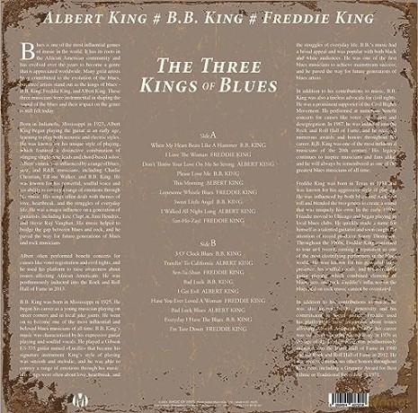 Albert King & B.B. King & Freddie King: The Three Kings Of Blues (Marbled) [Winyl]