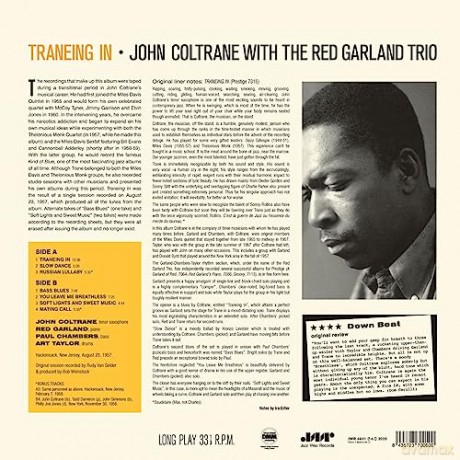 John Coltrane: Traneing In W/ The Red Garlan Trio (Limited) (+2 Bonus Tracks) [Winyl]