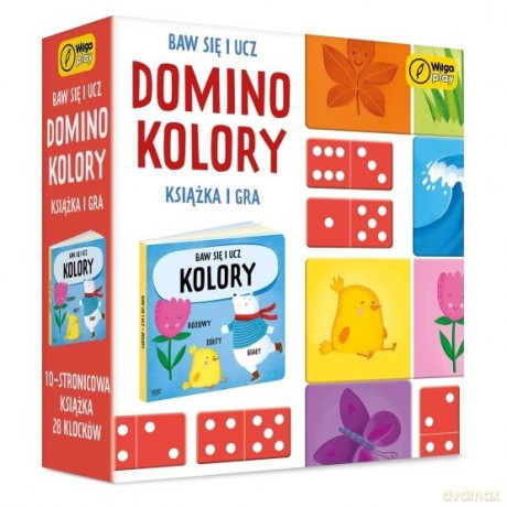 Gra i książka Domino. Kolory. Baw się i ucz [GRA]