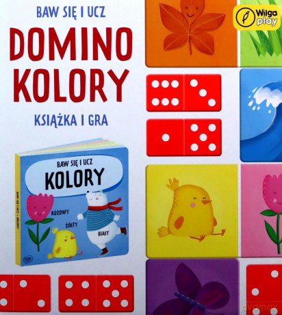 Gra i książka Domino. Kolory. Baw się i ucz [GRA]