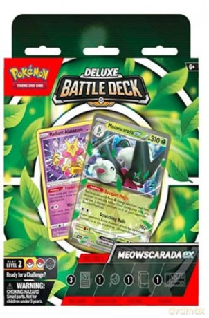 Zestaw kart Deluxe Battle Deck Meowscarada EX [KARTY]