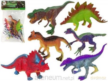 Figurki dinozaurów 6 sztuk [FIGURKA]