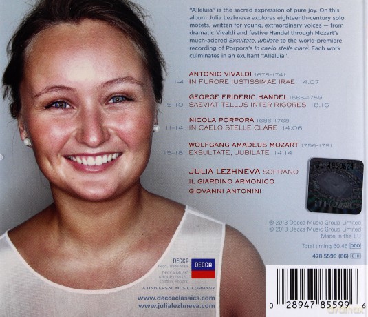 Julia Lezhneva: Alleluia (PL) [CD]