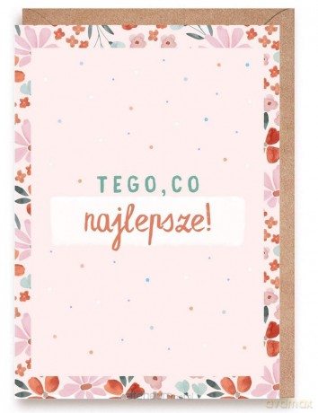 Kartka okolicznościowa Tego, co najlepsze