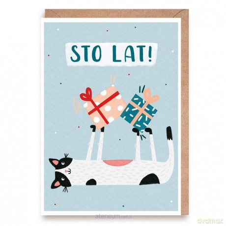 Kartka urodzinowa Kot