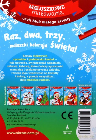 Maluszkowe malowanie. Bałwanek [KSIĄŻKA]