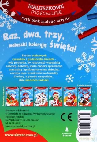 Maluszkowe malowanie. Magiczne święta [KSIĄŻKA]