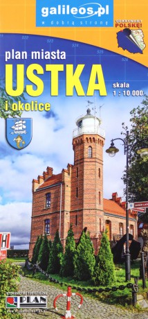 Mapa - Ustka, Rowy i okolice 1:10 000