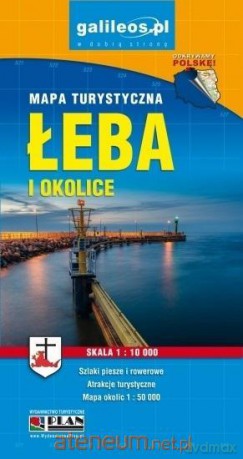 Mapa turystyczna - Łeba i okolice 1:10 000 [KSIĄŻKA]