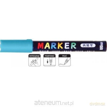 Marker akrylowy 1-2mm nieb. niebiański