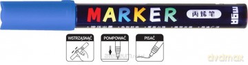 Marker akrylowy 1-2mm niebieski