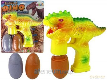 Pistolet do baniek mydlanych dinozaur z jajem