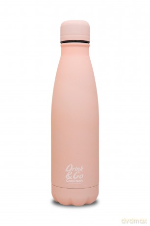 Bidon metalowy 500ml Coolpack termo bottle pastel powder peach