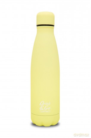 Bidon metalowy 500ml Coolpack termo bottle pastel powder yellow