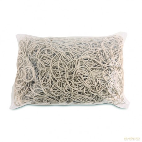 Gumki recepturki OFFICE PRODUCTS średnica 100mm 1000g zgrzewka białe