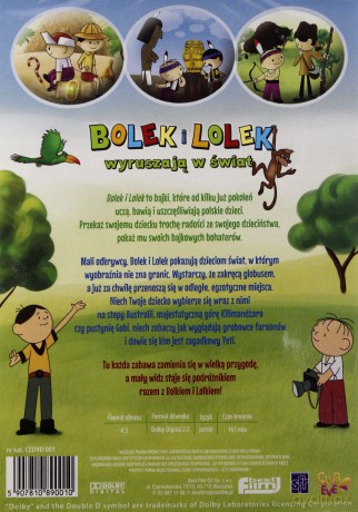 Bolek i Lolek wyruszają w świat [DVD]