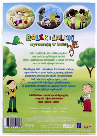 Bolek i Lolek wyruszają w świat [DVD]