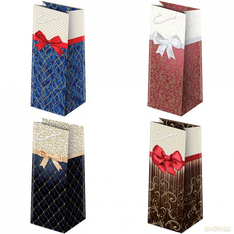 Torebki ozdobne AL0-24 Kokardy eleganckie 10 sztuk