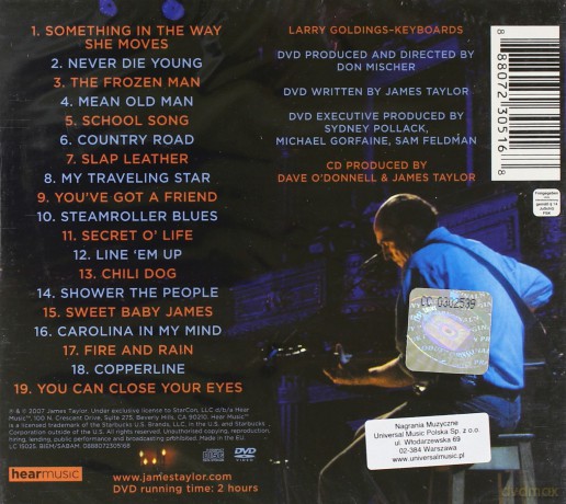 James Taylor: One Man Band (digipack) [CD]+[DVD]